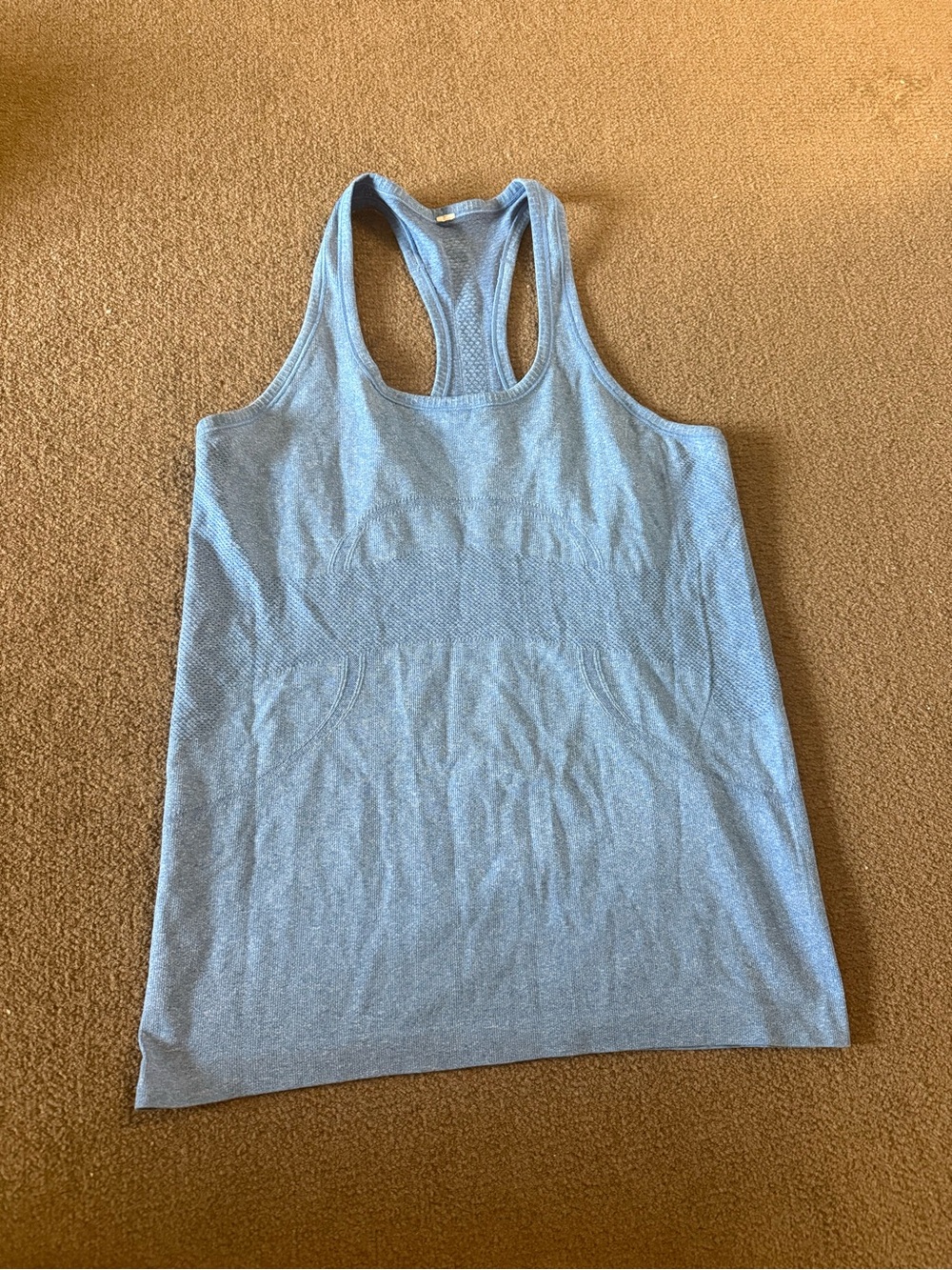 lululemon athletica sky blue racerback tank